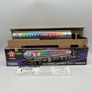 Texaco Toy Tanker Truck - 1996 Atlanta Olympic Games Edition - #3 in the Series
